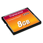 Transcend Flash Compact Flash  133x    8GB (MLC)