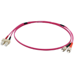 Microconnect FIB1220005-4 InfiniBand en Glasvezelkabel 2 m SC ST Violet