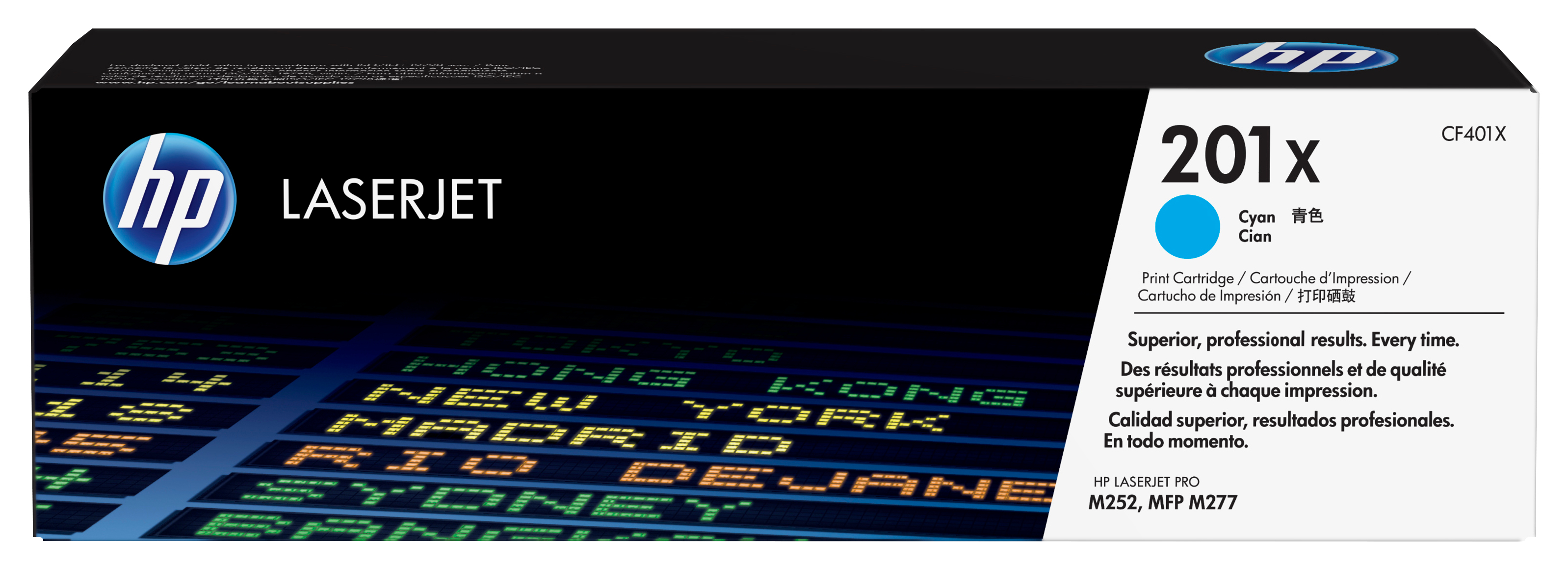 Image of HP CF401X/201X Toner cartridge cyan, 2.3K pages ISO/IEC 19752 for...