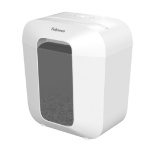 Fellowes LX Series Paper Shredder LX25 6 Sheet Cross Cut Shredder with 11.5 Litre Bin High Security P4 White