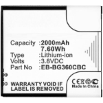 CoreParts MOBX-BAT-SMG361SL mobiele telefoon onderdeel Batterij/Accu Zwart