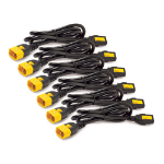 APC AP8706S-NA power cable Black, Yellow 70.9" (1.8 m) C13 coupler C14 coupler