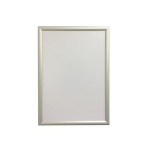 Deflecto A2 Wall Mounted 25mm Aluminium Snap Frame Literature Display Sign Holder Silver Effect Frame - SFA2S