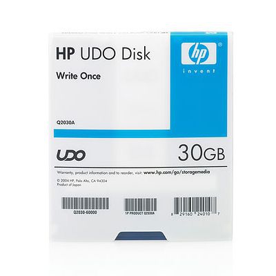 Hewlett Packard Enterprise UDO 30GB Write-Once Disk Zip disk 30720 MB