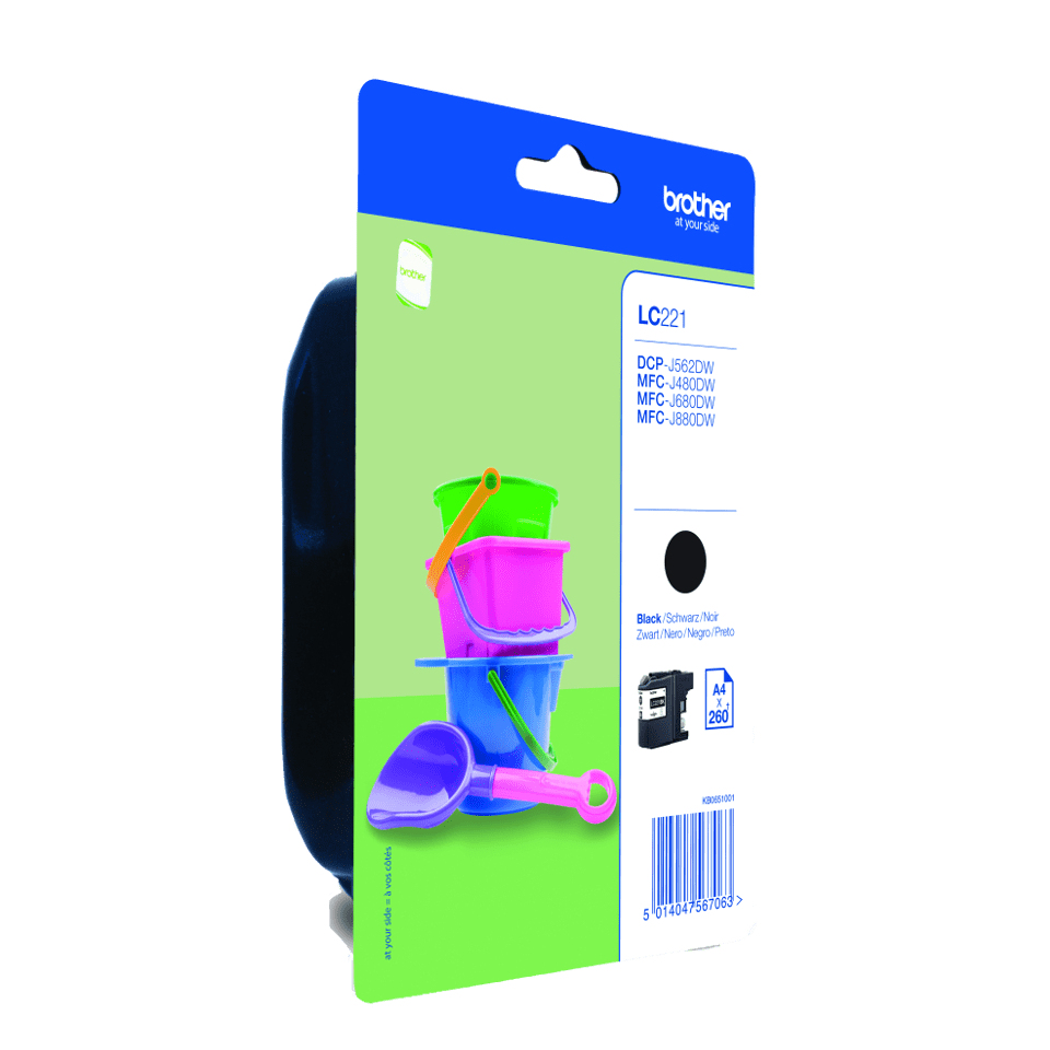 Brother LC221BK Inkjet Cartridge Black LC221BK