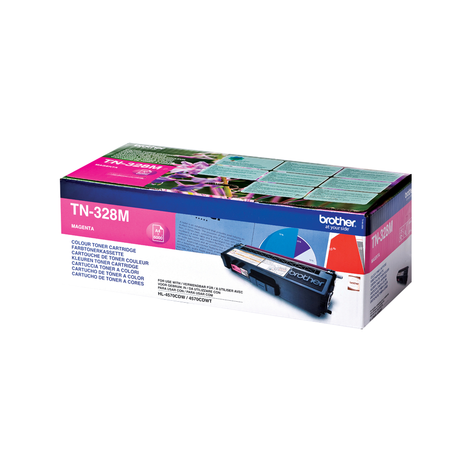 Brother TN-328M Toner magenta extra High-Capacity, 6K pages ISO/IEC 19798 for Brother HL-4570