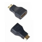 Gembird A-HDMI-FC cable gender changer mini-HDMI Black