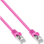 InLine Patch Cable SF/UTP Cat.5e Pink 20m