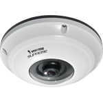 4XEM FE8171V, Vandal-proof Day/Night Fisheye Network Camera, Supreme Series with 3 Megapixel, 360°/180° View for Inner Area and Outside Section
