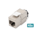 Digitus CAT 6A Keystone module, shielded with intelligent cable manager - 48 pcs.