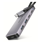 Axagon HMC-5H60 USB 5Gbps hub, 2x USB-A, 1x USB-C, HDMI 4k/60Hz, PD 100W, USB-C cable