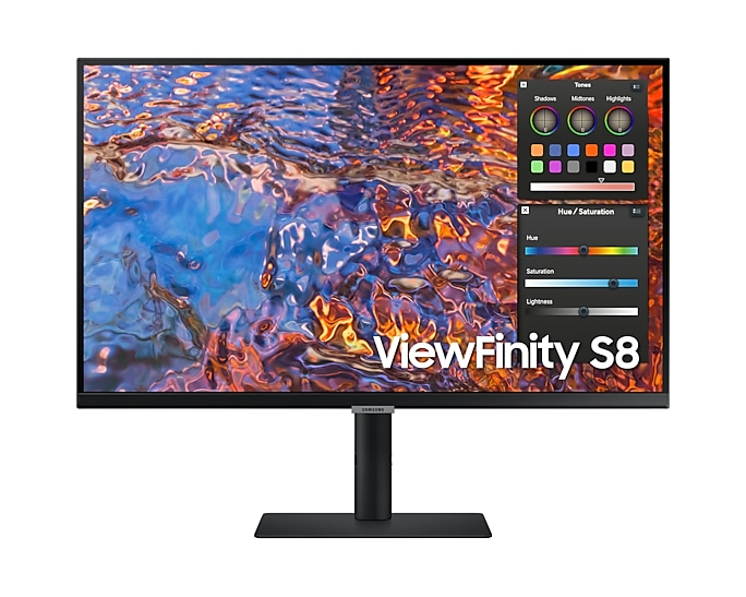 Samsung LS27B800PXPXEN computer monitor 68.6 cm (27") 3840 x 2160 pixels 4K Ultra HD LED Black