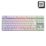 Sharkoon PureWriter TKL RGB Blue keyboard Gaming USB QWERTZ German White