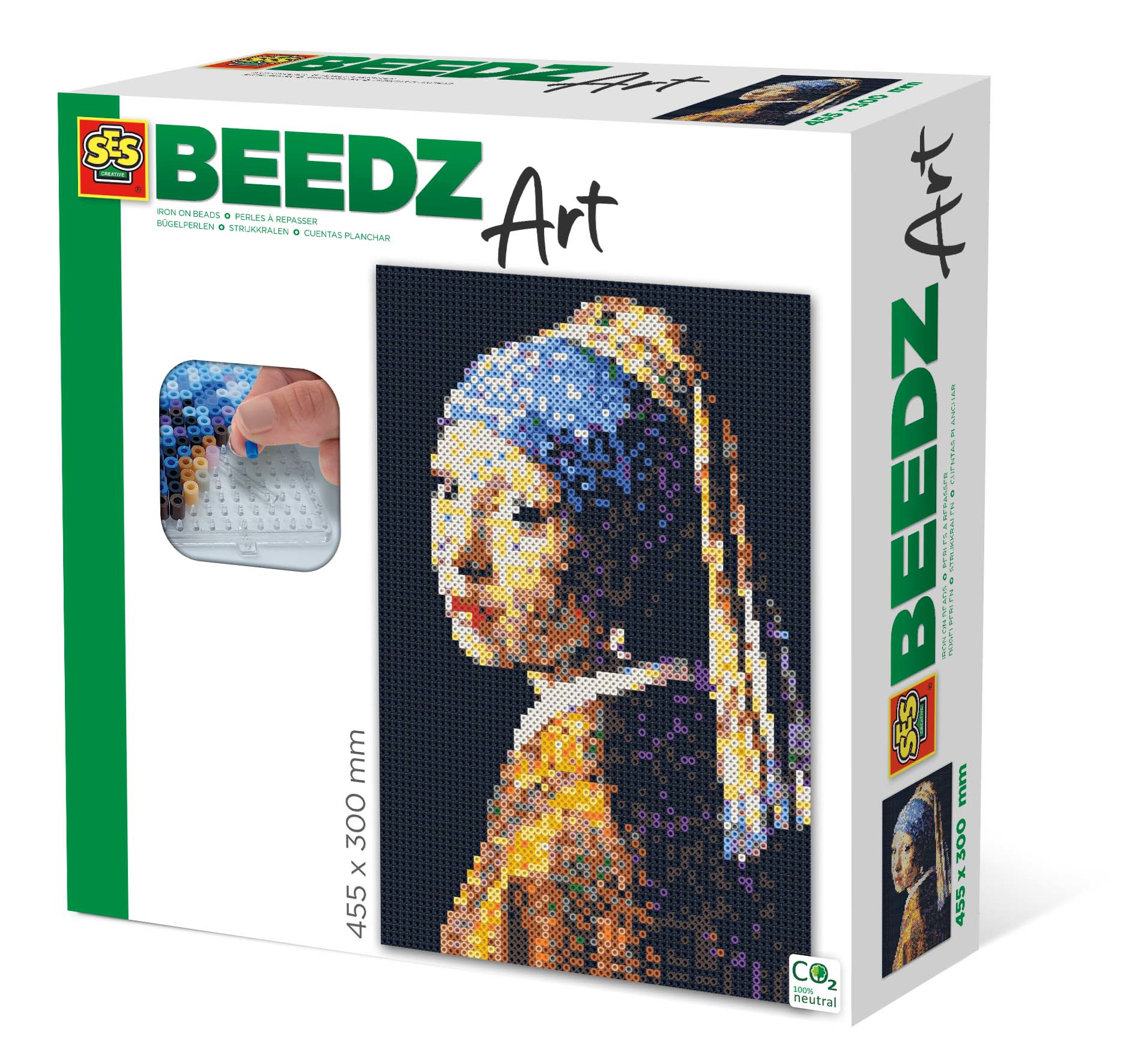SES Creative Beedz art - Vermeer - Girl with a Pearl Earring