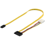 Microconnect PI17147 SATA cable 0.5 m SATA 7-pin SATA 7-pin + 15-pin Multicolour