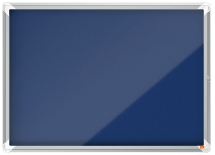 Image of Nobo 1915327 insert notice board Indoor Blue Aluminium