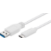 Microconnect USB3.1CA2W USB cable 2 m USB 3.2 Gen 1 (3.1 Gen 1) USB A USB C White