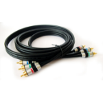 Kramer Electronics 3 RCA, 15.2m component (YPbPr) video cable 598.4" (15.2 m) Black