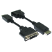 Cables Direct DisplayPort - DVI Black
