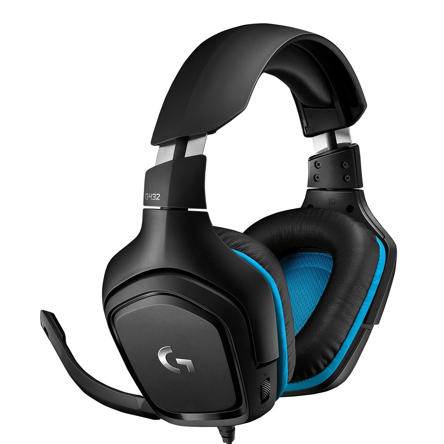 Image of Logitech G G432 7.1 Surround Sound Wired Gaming Headset - Wired -...