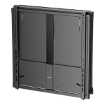 Manhattan Wall Mount for TV & Monitors (Tool Free Height Adjust), For screens 55" to 75", VESA compatibility: all between 200x200mm to 600x600mm - check the dimensions of the four mounting holes on back of screen to ensure it fits, Max 65kg, Black, Bracke