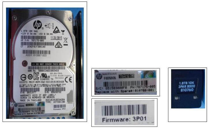 HP E 3PAR StoreServ 8000 1.8TB SAS 10K SFF (2.5 in) Hard Drive