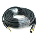 Monoprice 4774 audio cable 600" (15.2 m) 6.35mm TRS XLR (3-pin) Black