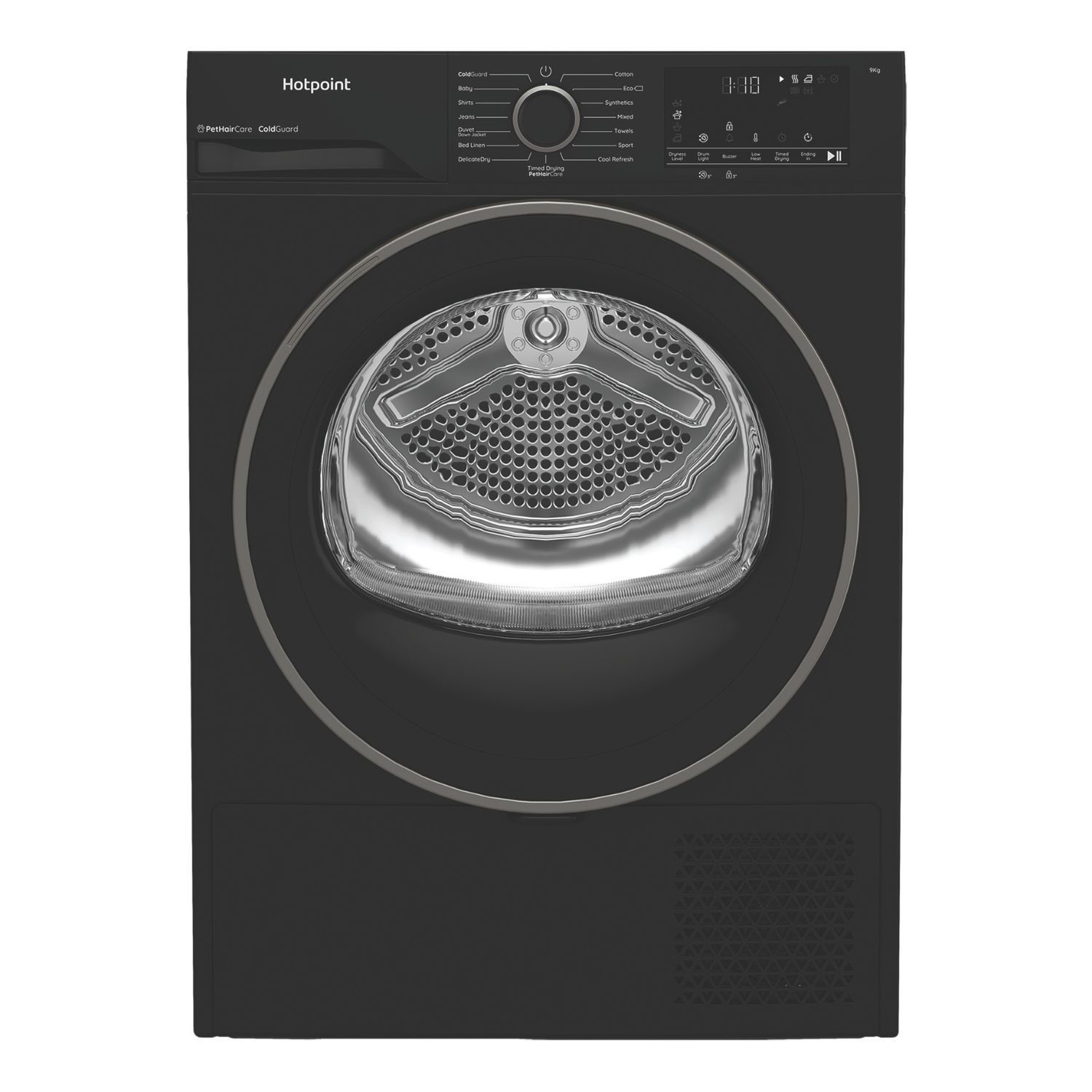 Hotpoint 9kg Heat Pump Tumble Dryer - Black