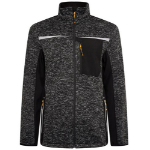 JCB Trade Essington II Full Zip Grey Knitted Jumper L