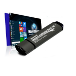 Kanguru KWTG100-64G USB flash drive 64 GB USB Type-A 3.2 Gen 1 (3.1 Gen 1) Black