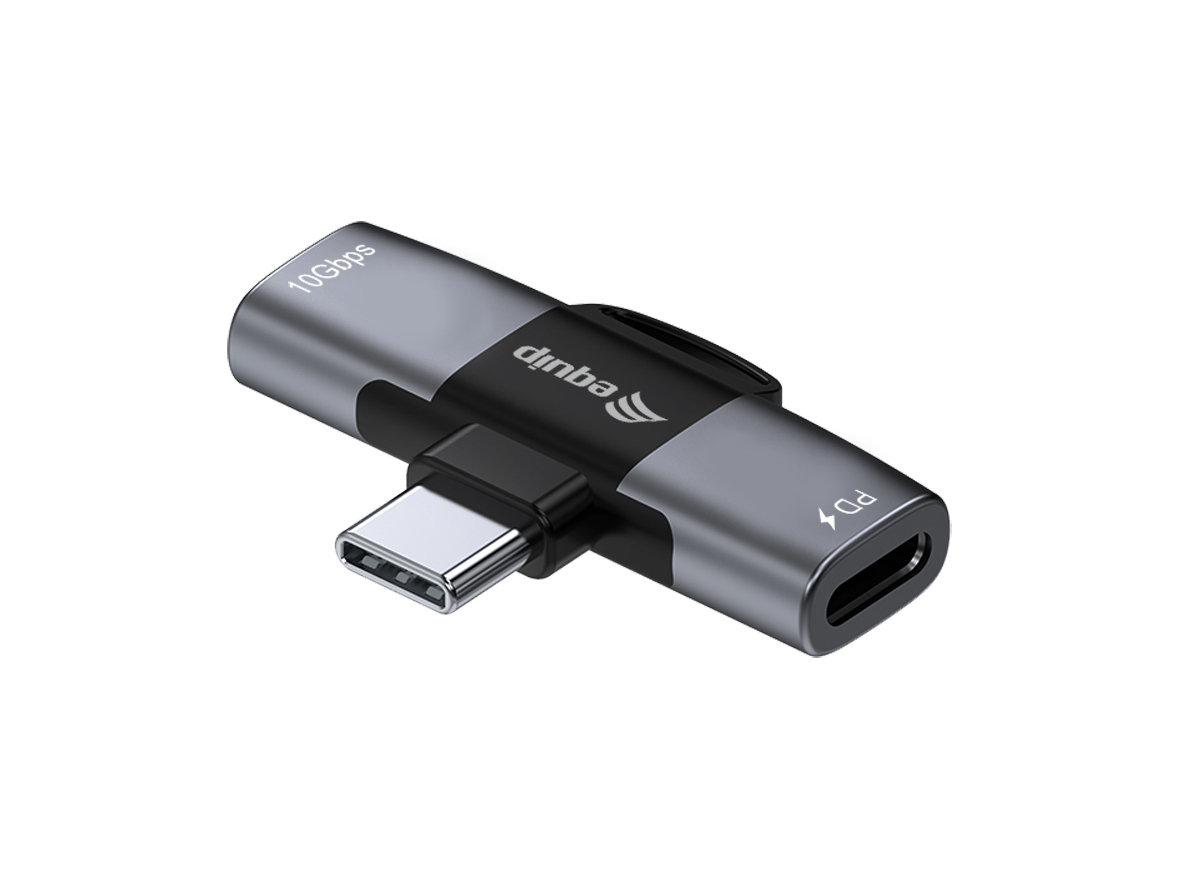 Equip 2 in 1 USB-C OTG Adapter, PD 100W, 10Gbps