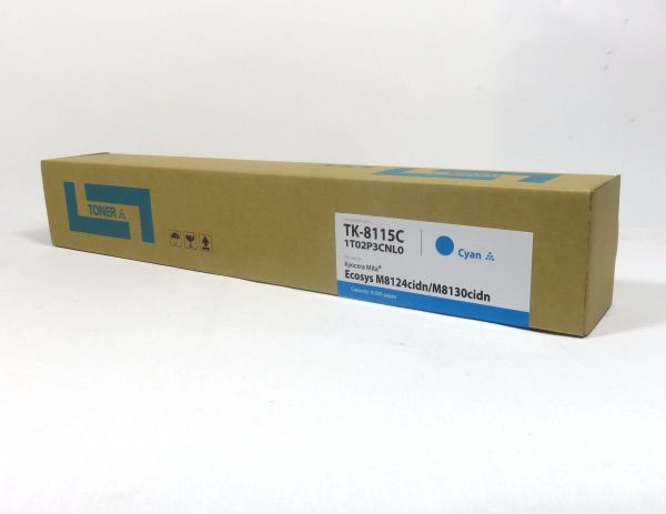 Image of DATA DIRECT Kyocera M8124 Toner Cyan Compatible TK8115C