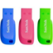 SanDisk Cruzer Blade 16GB USB flash drive USB Type-A 2.0 Blue, Green, Pink