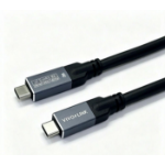 Vivolink USB-C to USB-C Cable 2m - USB4, 40Gbps, 100W PD, 8K, Enterprise-tested USB cable USB4 Gen 2x2 USB C 40 Gbit/s 240 W Black