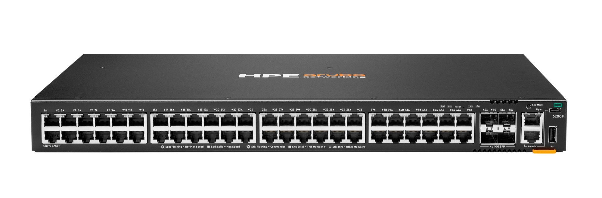 Image of HPE Aruba Networking Networking CX6200F 48G 4SFP+ Switch