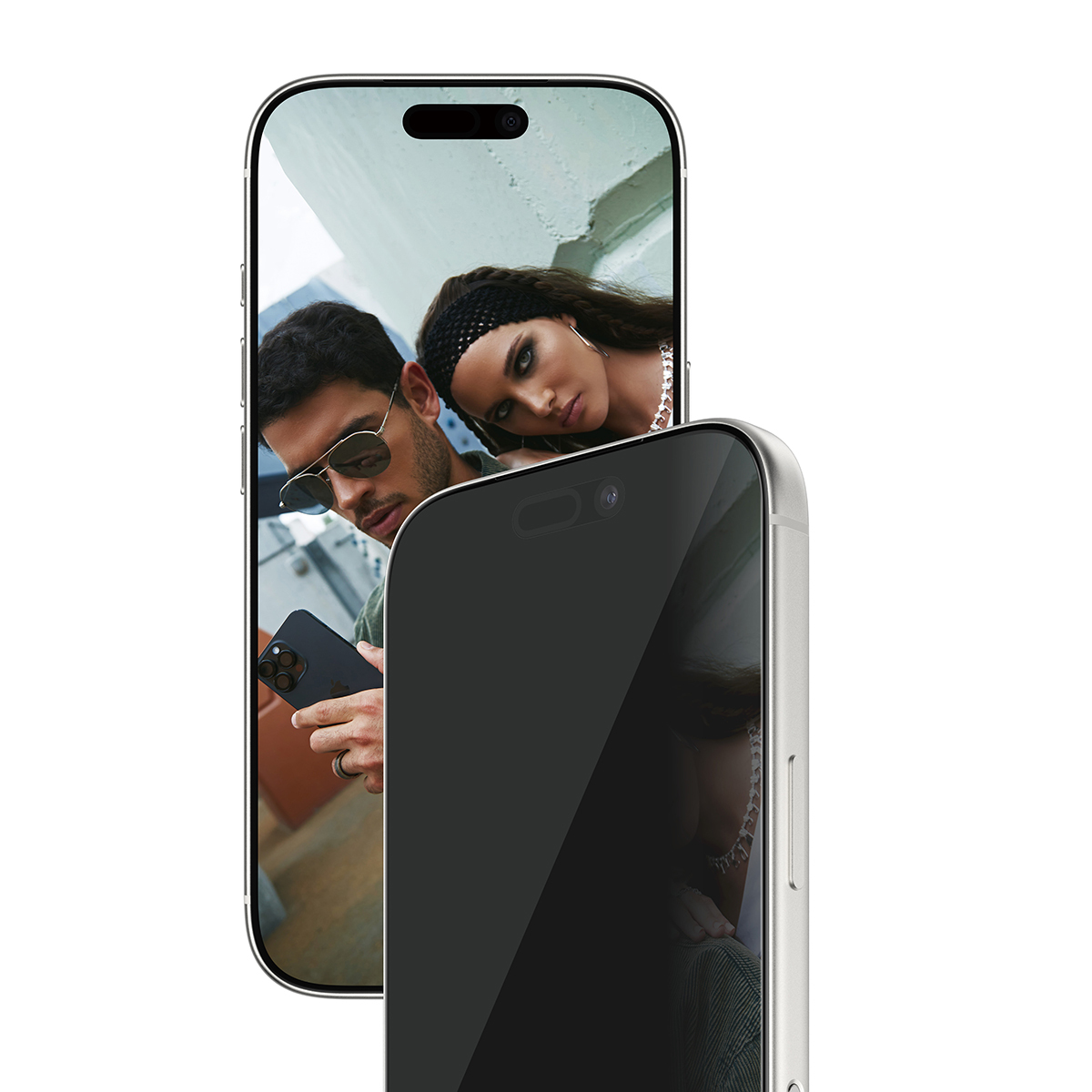 PanzerGlass SAFE. by Â® 2-Way Privacy Screen Protector iPhone 17 Pro | Ultra-Wide Fit w. EasyAligner