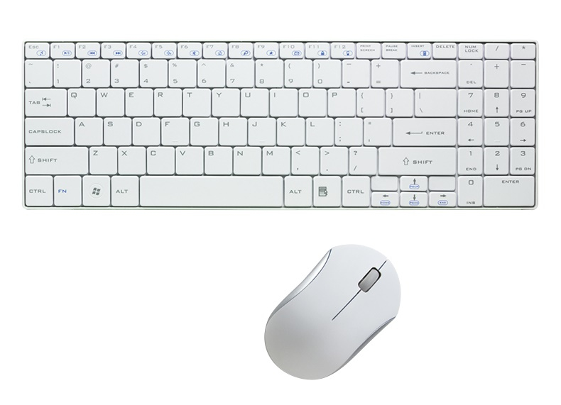 LogiLink ID0109 keyboard Mouse included RF Wireless White