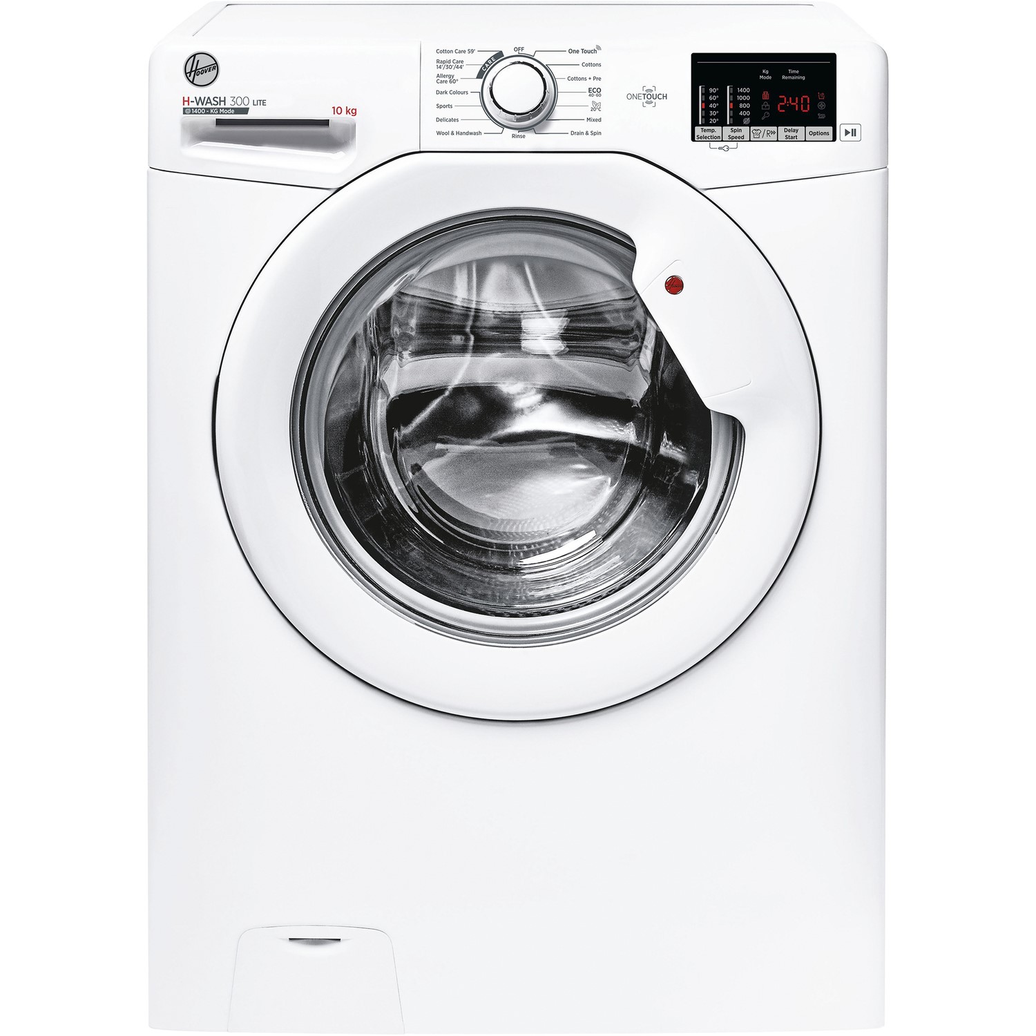 Photos - Other for Computer Hoover H-Wash 300 10kg 1400rpm Washing Machine - White 31019216 
