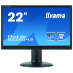 iiyama ProLite B2280HS-B1DP computer monitor 54.6 cm (21.5") 1920 x 1080 pixels Full HD LED Black