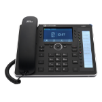 AudioCodes 445HD IP-Phone PoE GbE with an external power supply black