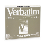 Verbatim 5.25" 5.2Gb Write-Once MO Disk Magneto optical disk