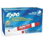 EXPO 80002 marker 12 pc(s) Chisel tip Red