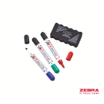 Zebra Whiteboard Marker Bullet Double Ended Pk 50 Assorted