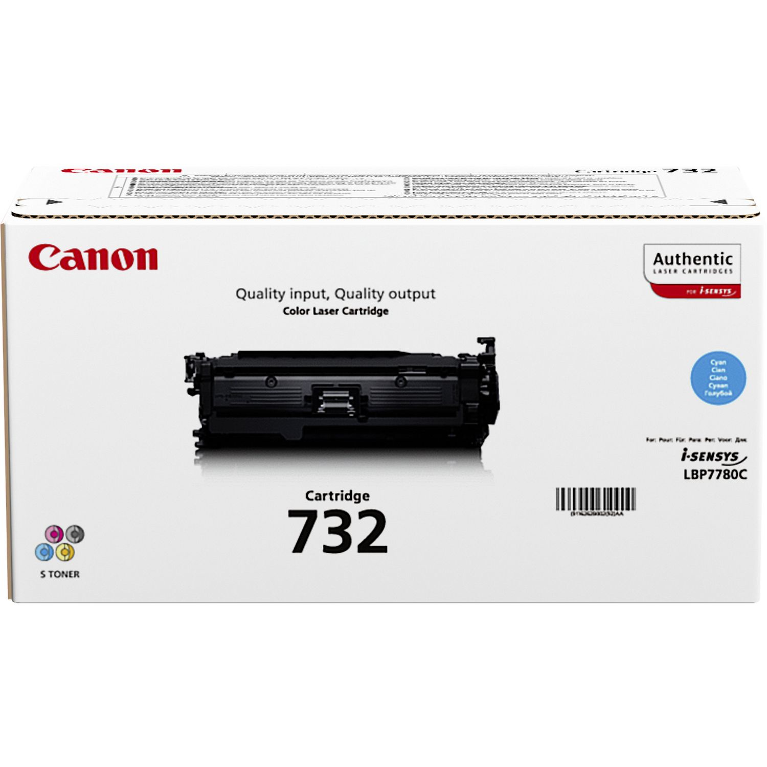 Image of Canon 6262B002/732C Toner cartridge cyan, 6.4K pages ISO/IEC 19798...
