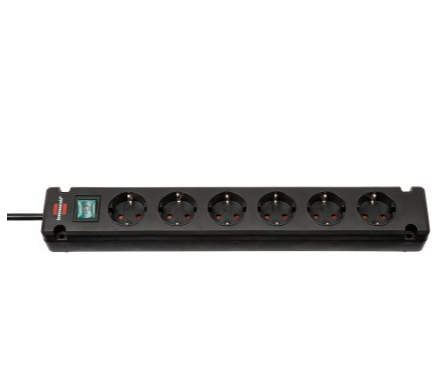 Image of Brennenstuhl 1150650316 power extension 3 m 6 AC outlet(s) Indoor...
