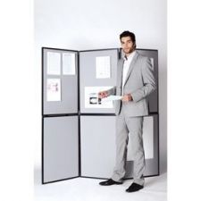 Photos - Other for Computer Bi-Office Showboard Exhibition System 6 Panel Blue/Grey - DSP330516 DD DSP 