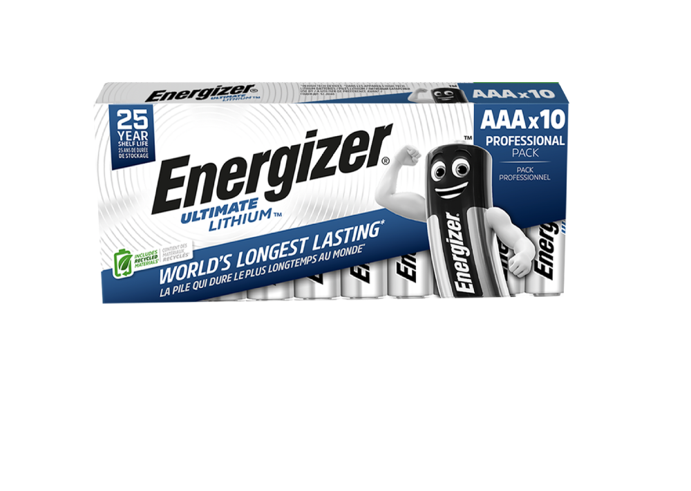 Energizer Lithium AAA Battery Pack of 10
