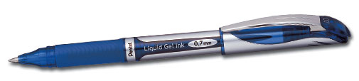 Pentel EnerGel Xm Capped gel pen Fine Blue 12 pc(s)