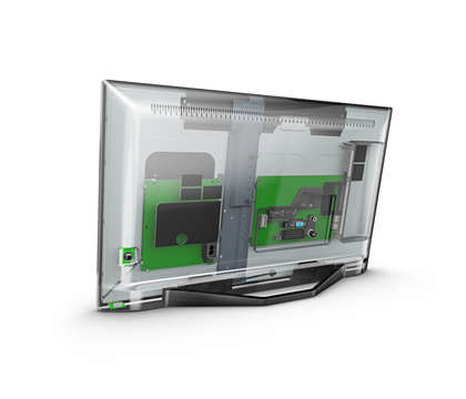 Image of Philips 24HFL3014P/12 TV 61 cm (24") HD Black, Transparent