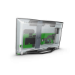 Philips 24HFL3014P/12 TV 61 cm (24") HD Black, Transparent 250 cd/m²
